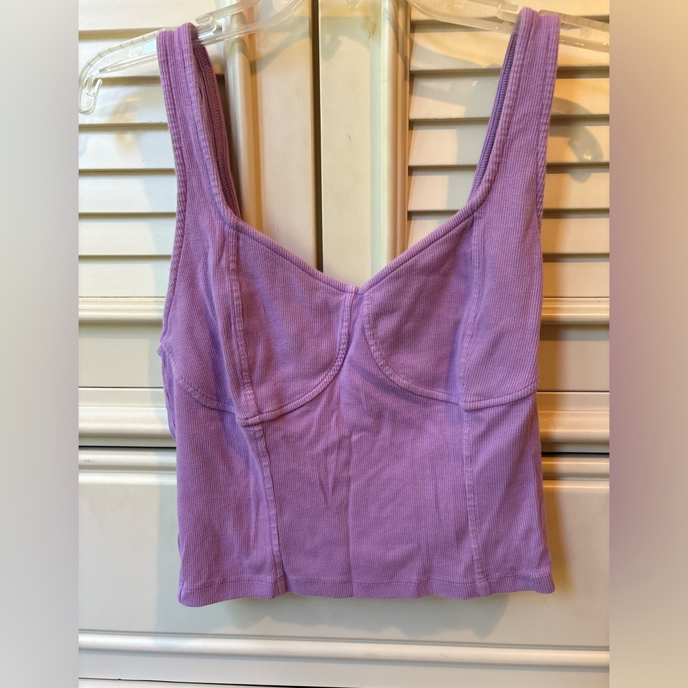 Aerie Purple Tank Size L